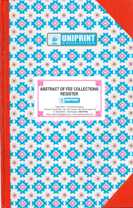 Uniprint abstract fee register