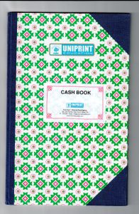 Uniprint Cash Book Two Columns internal pages