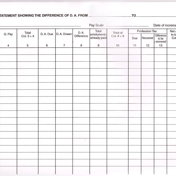 Uniprint DA Arrears Forms