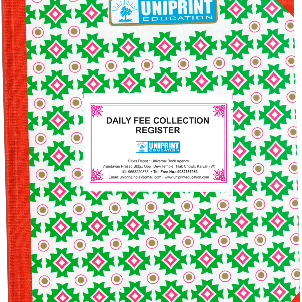 Uniprint Daily Fee Collection Register