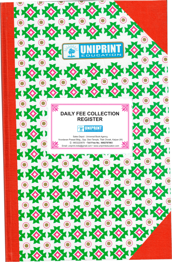 Uniprint Daily Fee Collection Register