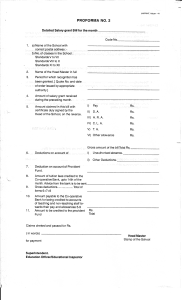 Uniprint Accompaniment to Proforma No. 2 with certificate