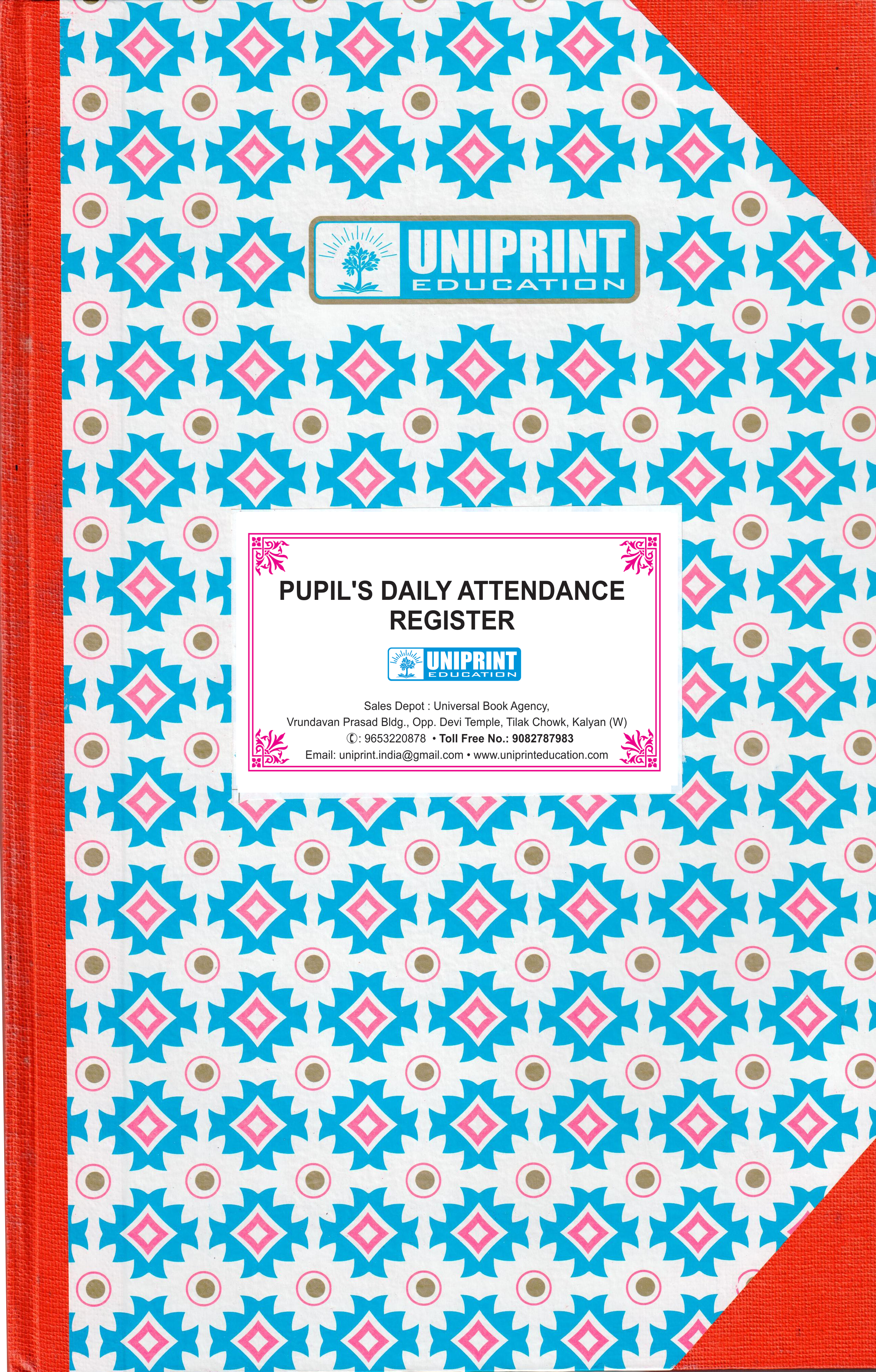 Uniprint Pupil's Daily Attendance Register (Full)