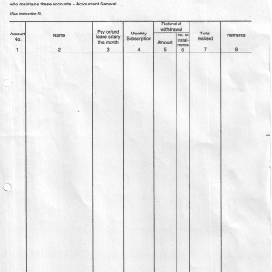 Provident Tax Schedule for 100 Forms