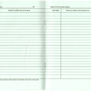 Uniprint Teacher’s Log Book