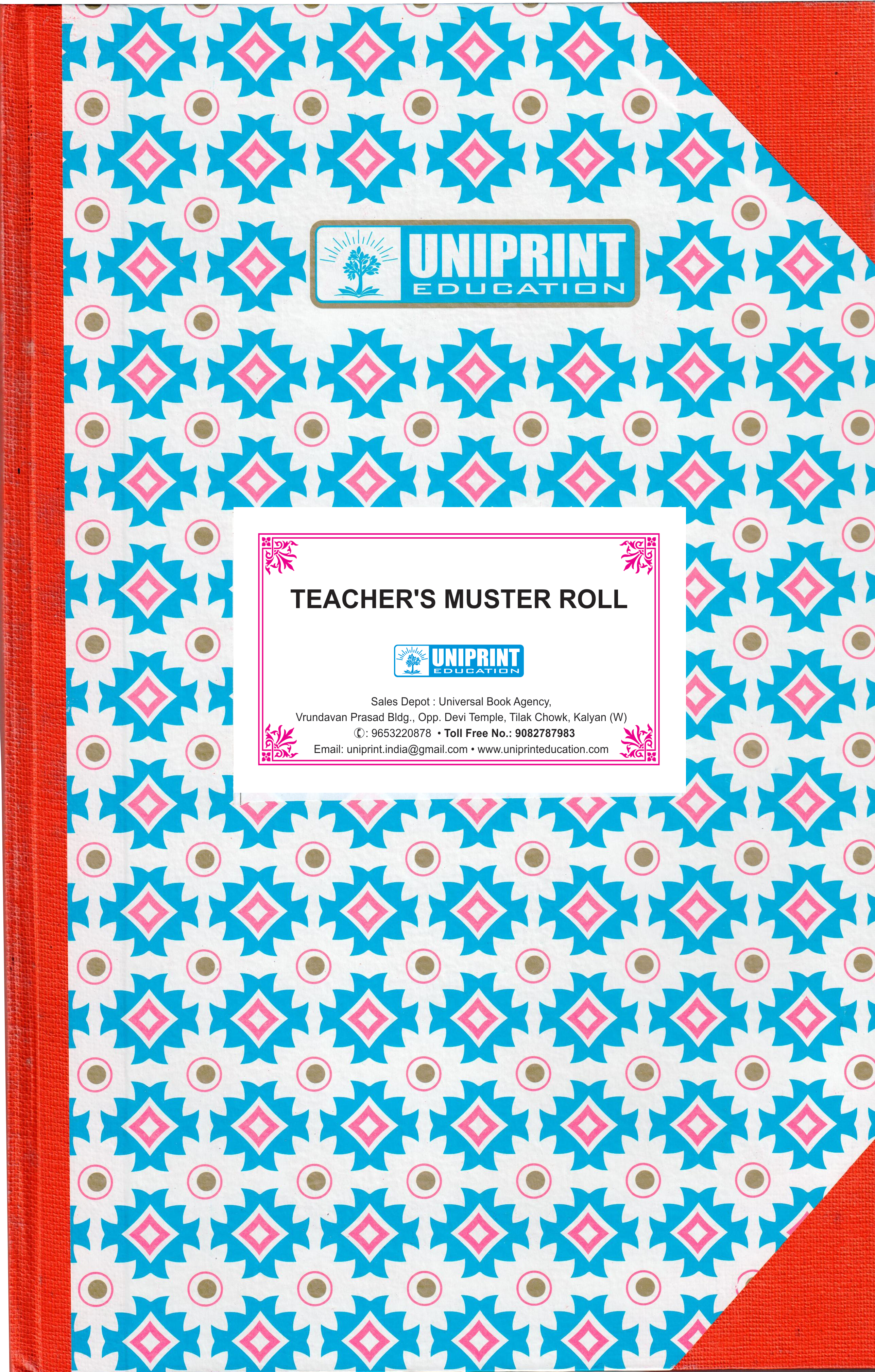 Unirprint Teachers Muster Roll