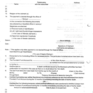 P. F. Closure Forms (VIII A & B) for 100 Forms