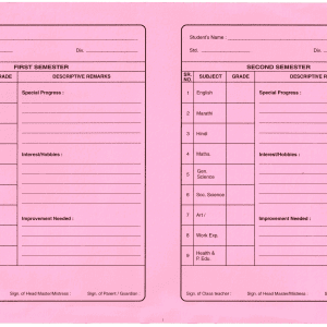 Progress Book (High Schools) 9th & 10th