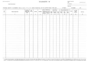 Uniprint Freeship Bill Form (Statement B)